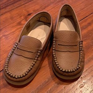 Petite Marcheurs Tan Loafers, Kids 13